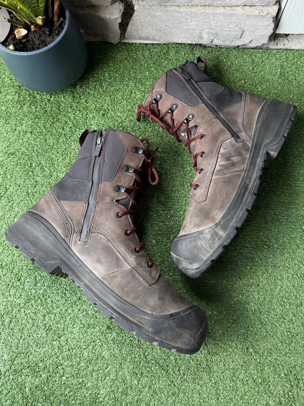 Red Wing Waterproof Metguard Safety Toe Mens Work Boots (Style 3033)